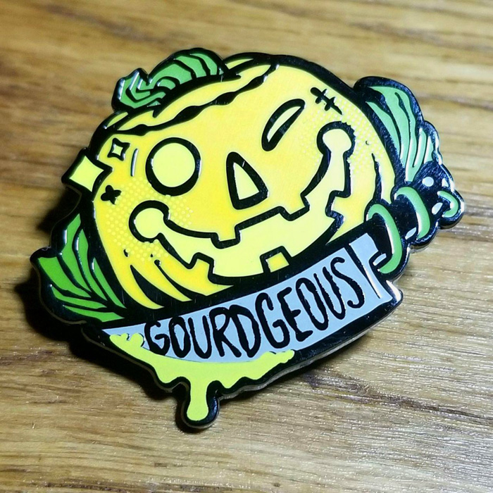 [QD] Gourd-geous Enamel Pin