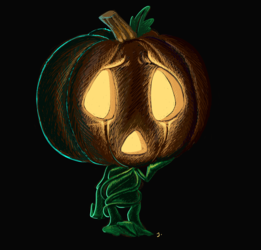 Drawlloween #6: Pumpkin