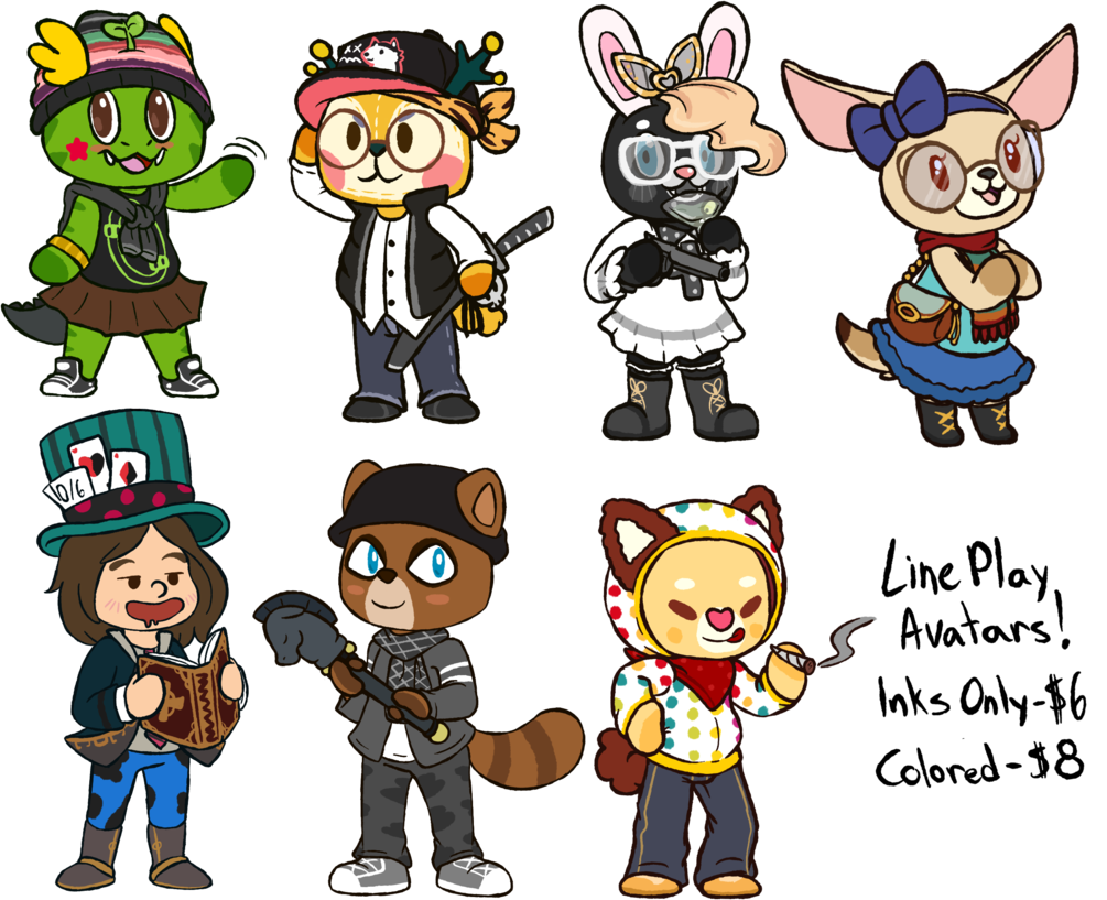 Line Play Avatar Commissions!