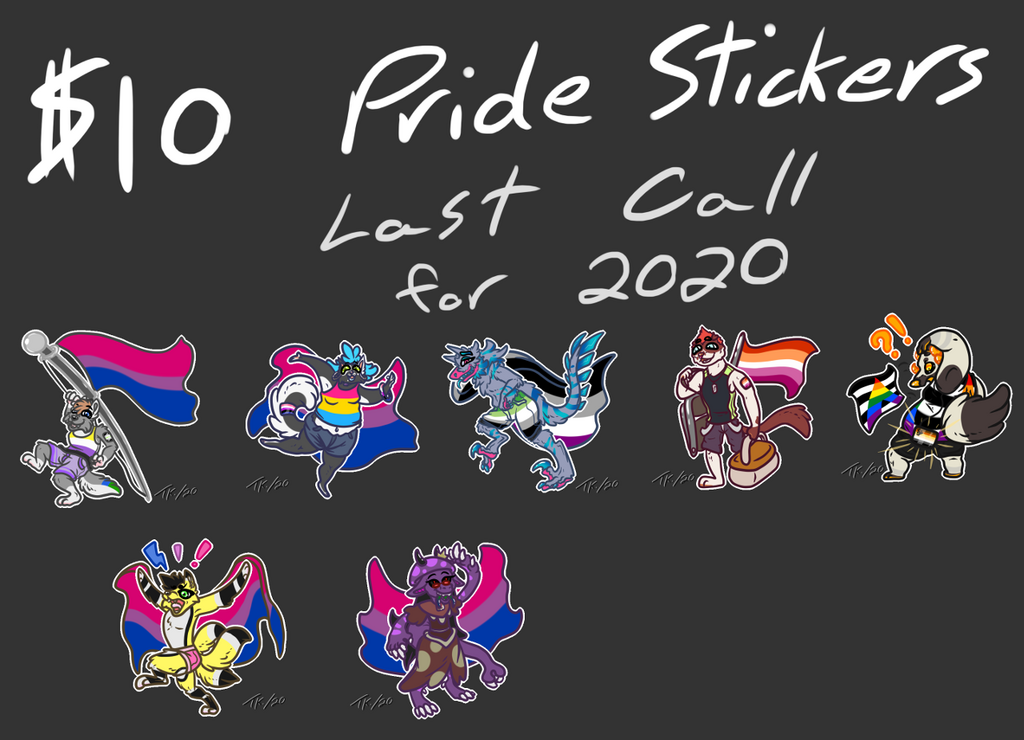 2020 Pride Stickers (LAST CALL)