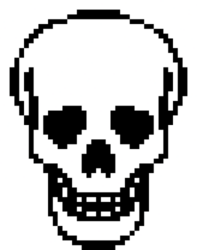 Skull Icon 2 - Human Skull