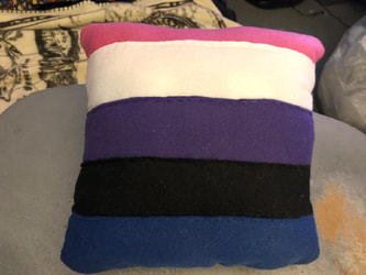 LGBTQ Genderfluid Pride Flag Throw Pillow For sale