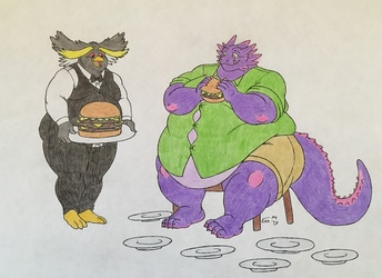 Big Burger for Big Lizard