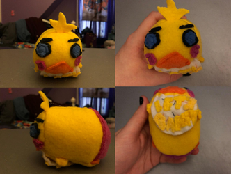Five Nights Freddy's Toy Chica Stacking Tsum Plush made for myself