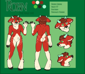 +Commish- Robin the male doe- ref+