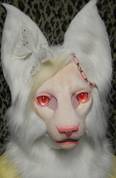 Albino Cat Mask SOLD