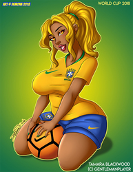 [C] World Cup Tamara 2018 (colored) by Demona