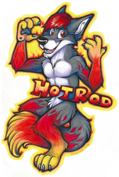 Hotrod Badge