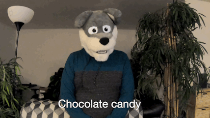 "Chocolate candy" ASL gif