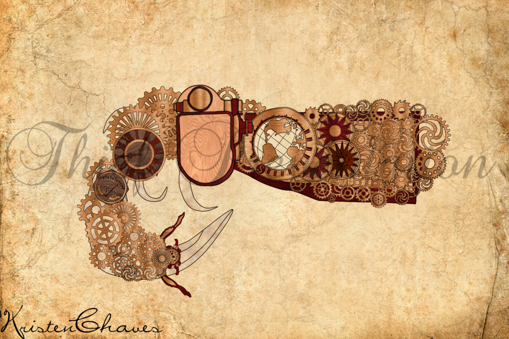 Steampunk Gun ~ Print and Licenses Available