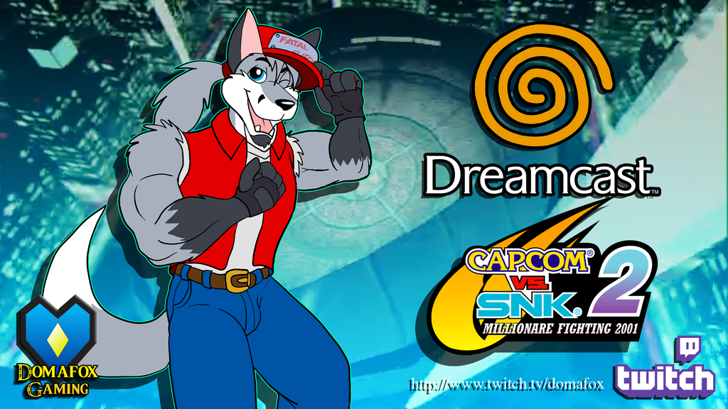 Twitch Banner - Dreamcast Games w Cap vs SNK 2