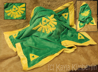 Handmade Zelda baby blanket