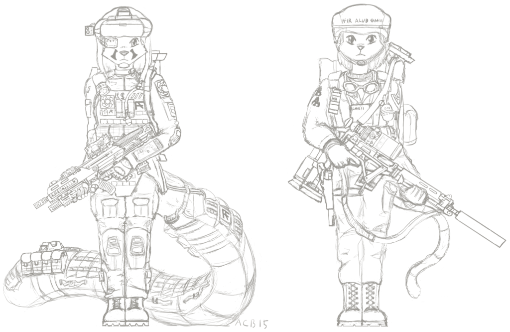 Soldier sketches