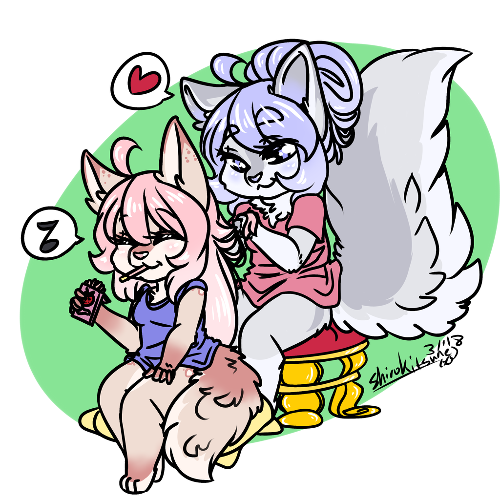 -Commission- Gals being Pals :^)