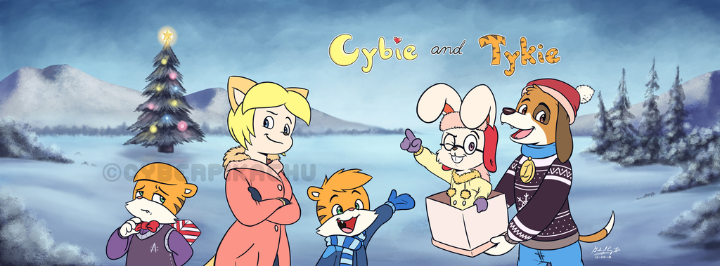 Cybie and Tykie - Winterfest Greetings