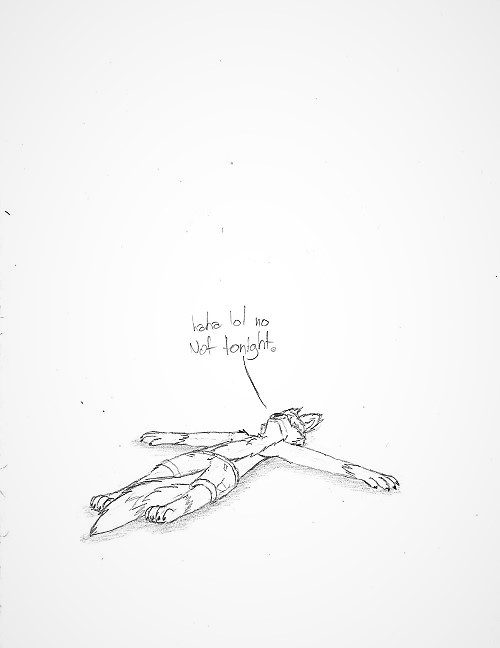 Sketchtober 7th - Exhausted