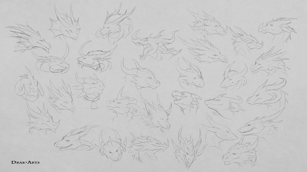 A Menagerie of Drakhan Faces