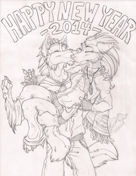 Happy New Year 2014 Sketch
