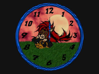 A little Cuddles - Clock (Animation)