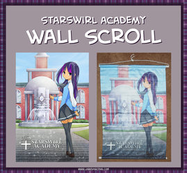 Starswirl Academy Wall Scroll Featuring Tai Saito
