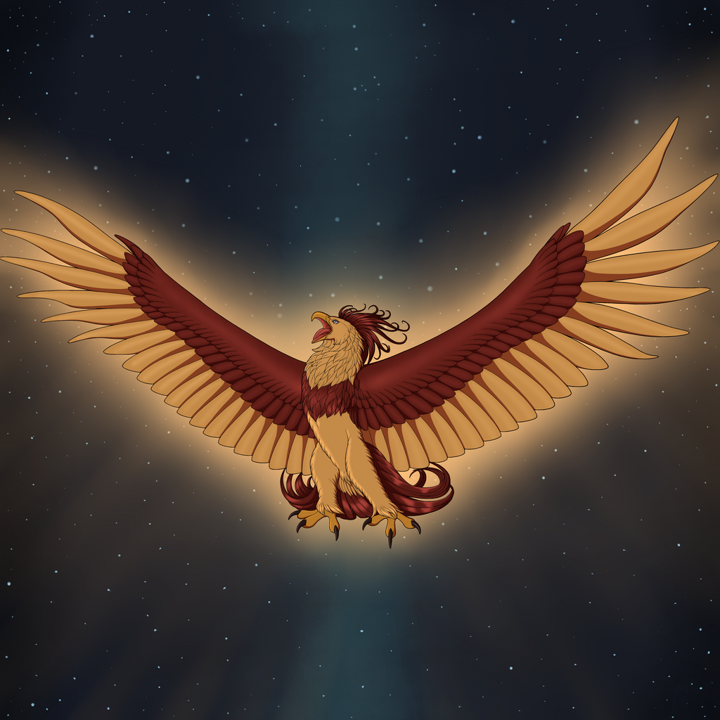 Most recent image: God Phanes, the phoenix flame