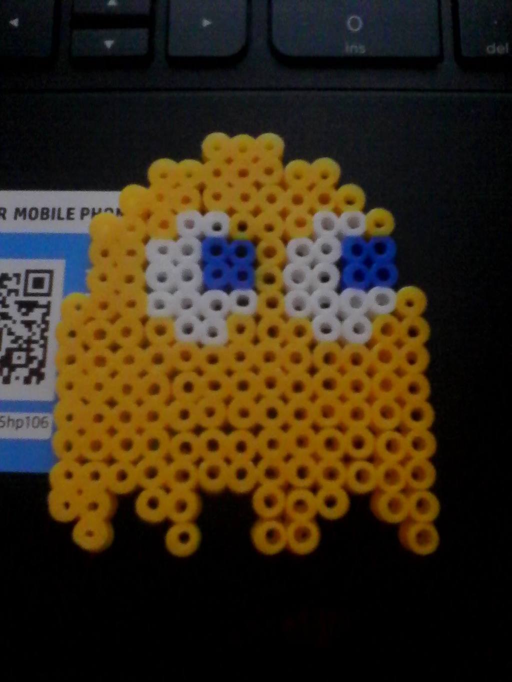 yellow ghost from pacman