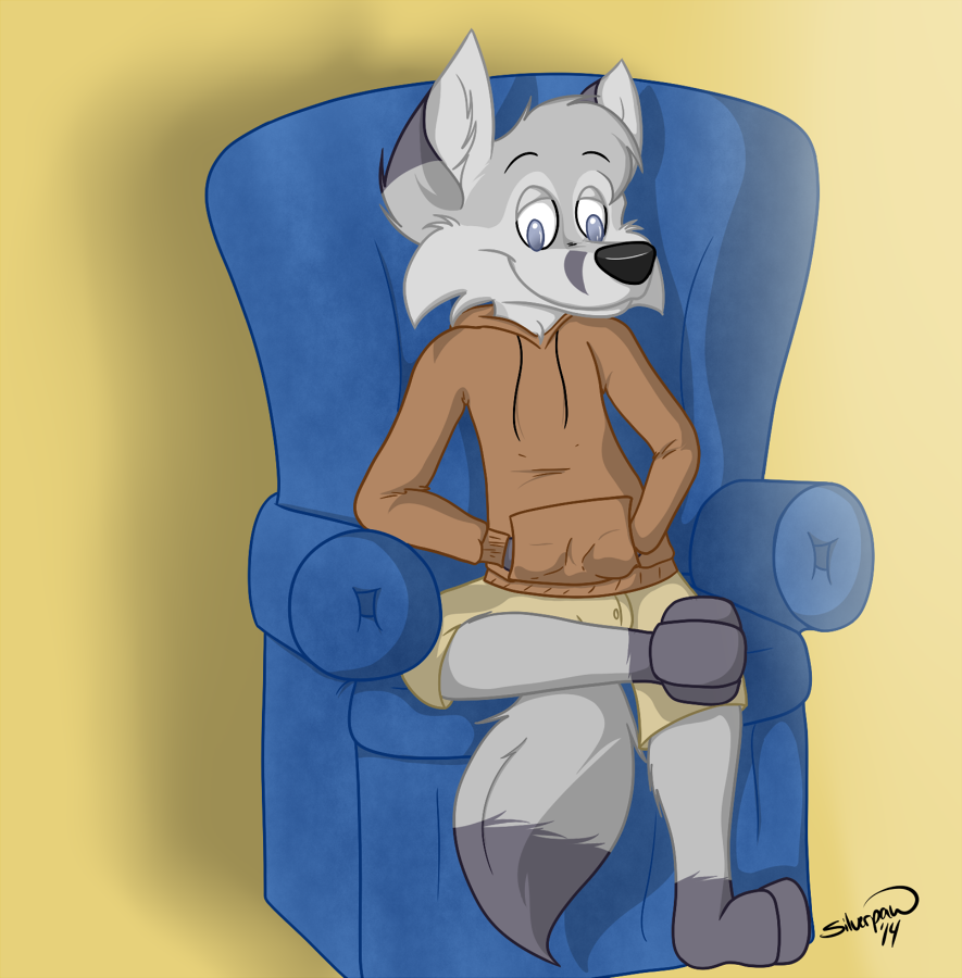 Ox Fox in a Chair