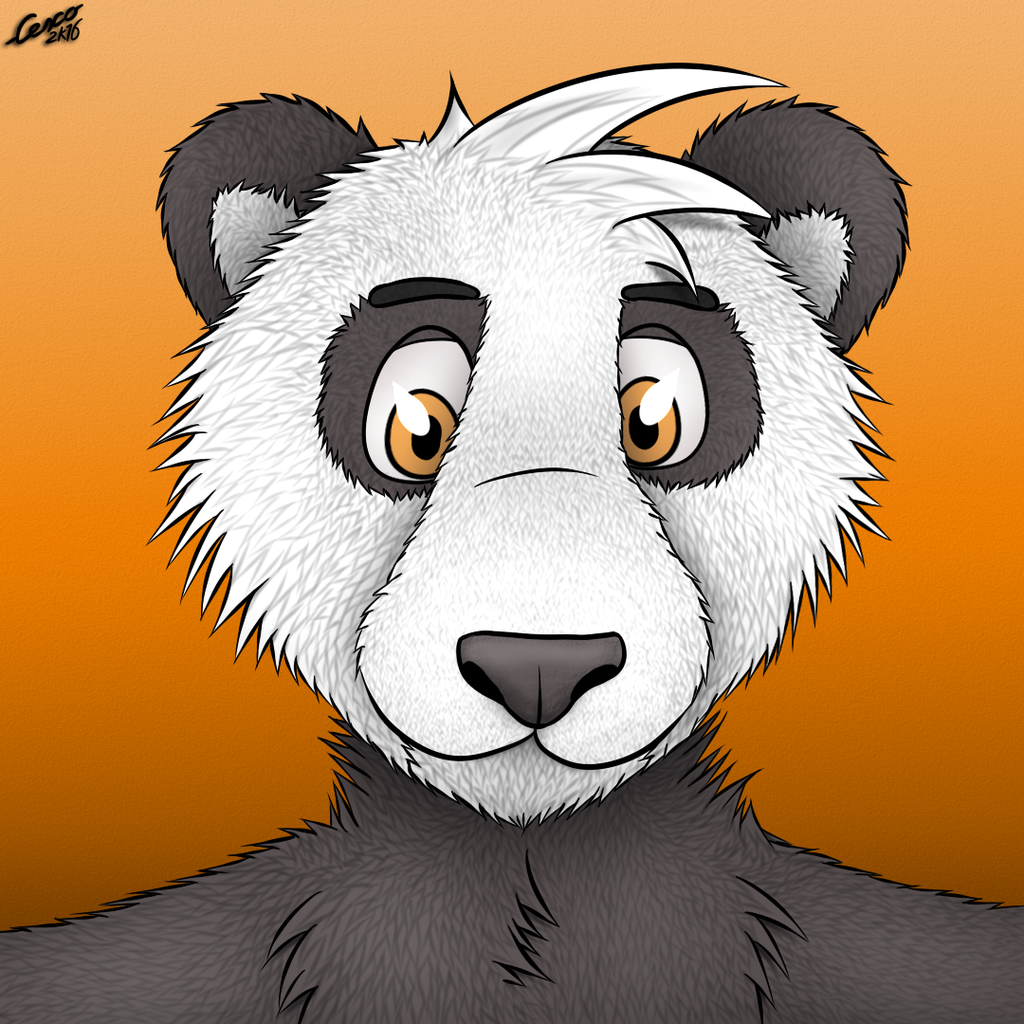Panda Paco portrait