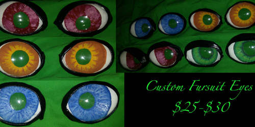 Custom Fursuit Eyes for sale