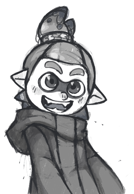 Squid Boy Sketch