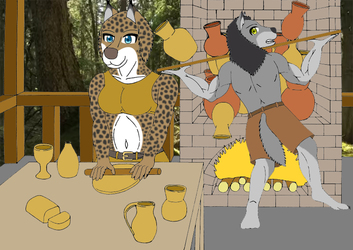 Wilderness Pottery Making (with no rendering)