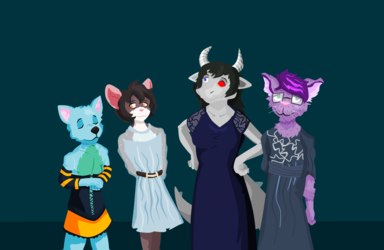 The (other) guys in dresses!
