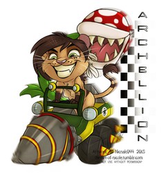 FE Mario Kart Themed Badge- Archellion