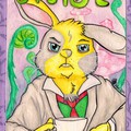 March Hare - Wonderland Badge of Nase