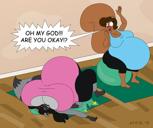 Rosalina and Gabby: Yoga Problems