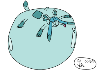 Inflated Glaceon