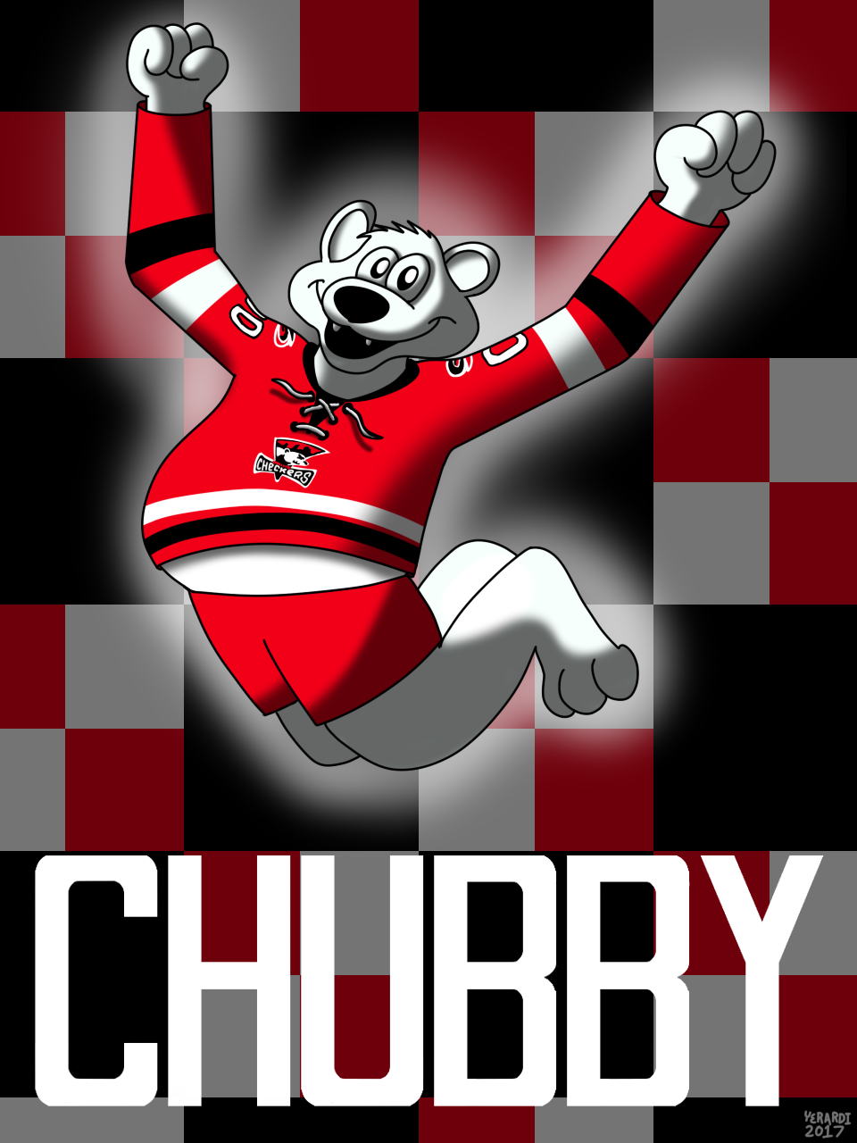 AHL MAX Series Number 15 of 30: Chubby - Charlotte Checkers