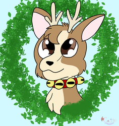 Reindeer Wreath