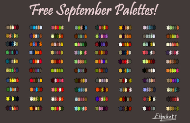 Free September 2017 Palettes!