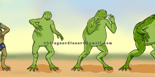 Human into Werefrog stage 5 - 8 End
