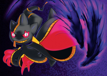 Mega Banette used Shadow Claw!