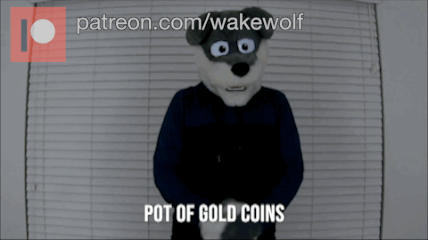 "Pot of gold coins" ASL gif