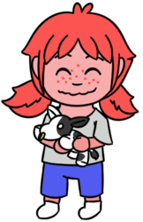 Shelly and Cuddle Cow