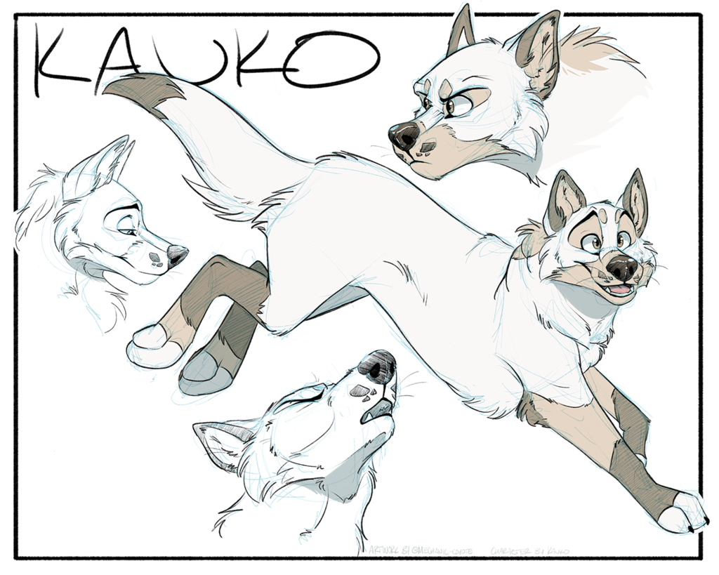 Wolf Sketchpage by MechanicCoyote