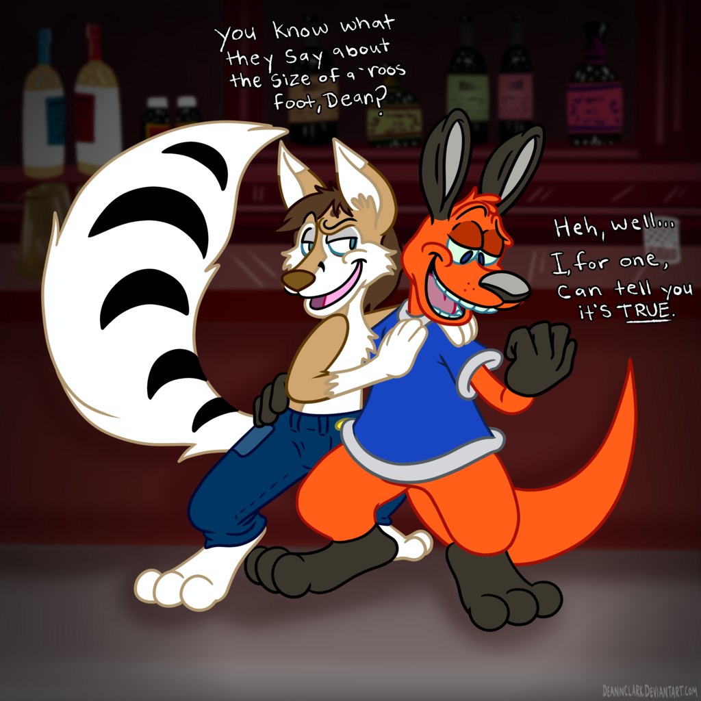 Kendall and Dean In the Bar