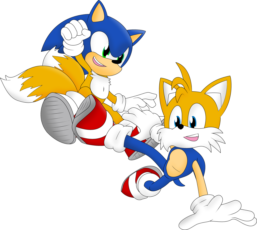 Tails The Hedgehog and Sonic The Fox