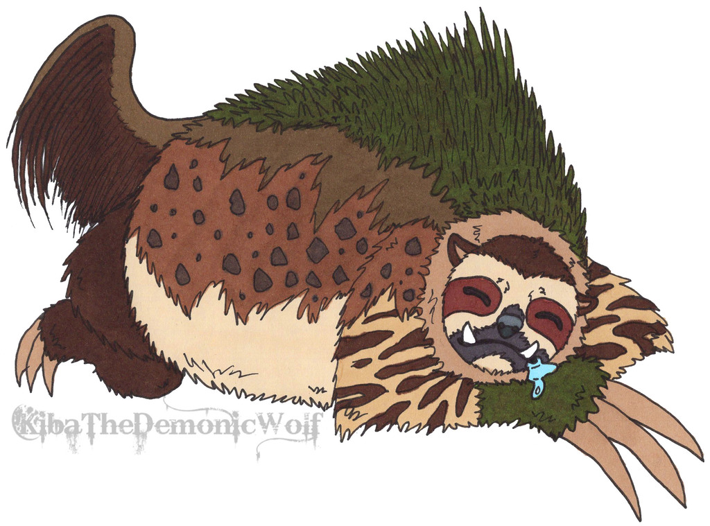 Monthly Monster 6 - June - Sloth
