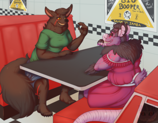 [Commission] Date with a Monstress