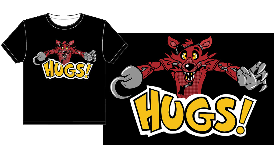 Foxy Hugs - the shirtening