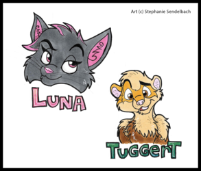 Luna and Tuggert Badges
